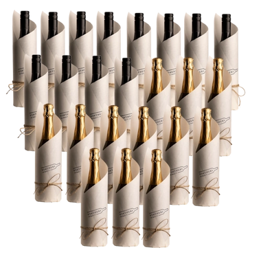 12 Bottles of Premium Red and 12 Bottles of Sparkling Free