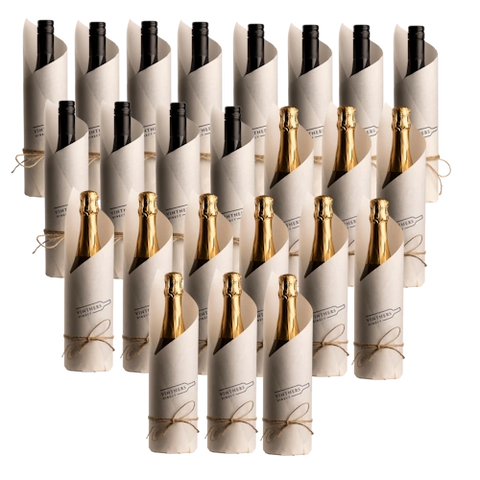 EOFY Clearance - 12 Bottles of Premium Red and 12 Bottles of Sparkling